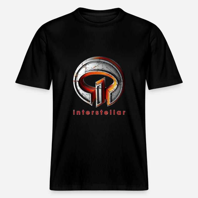 interstellar symbol design von 74elements -  RELAXED FIT Unisex Organic T-Shirt - Schwarz