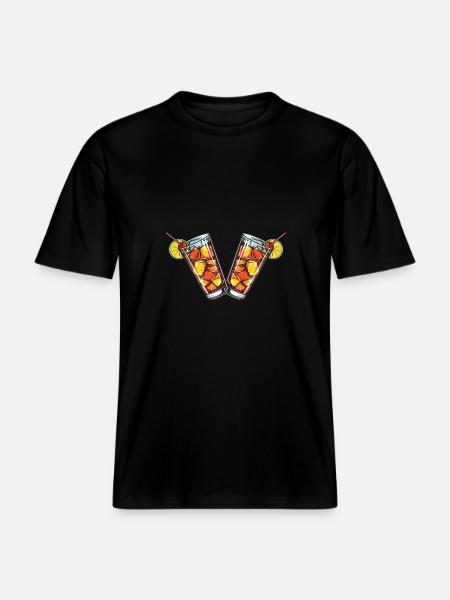 Lemonade Drink - RELAXED FIT Unisex Organic T-Shirt - black
