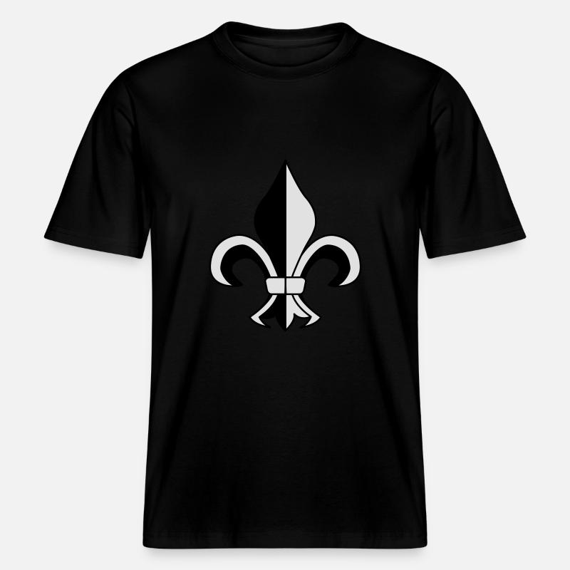 conception A.Gerlitz -  T-shirt unisexe RELAXED FIT en coton bio - noir
