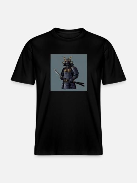 Samouraï : l’âme du guerrier - T-shirt unisexe RELAXED FIT en coton bio - noir