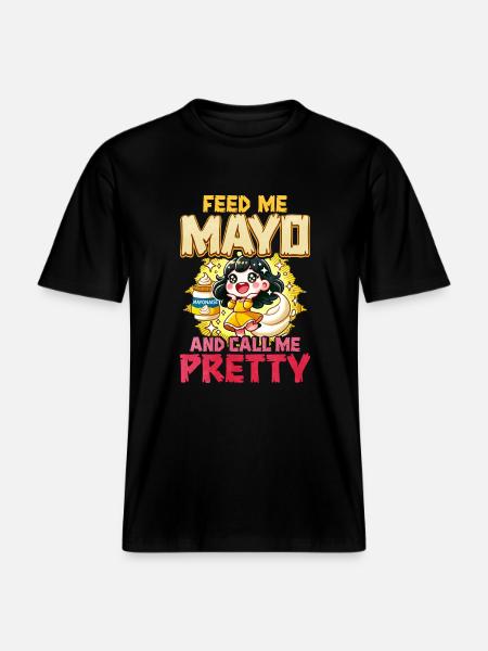 Mayonnaise - RELAXED FIT Unisex Organic T-Shirt - Schwarz