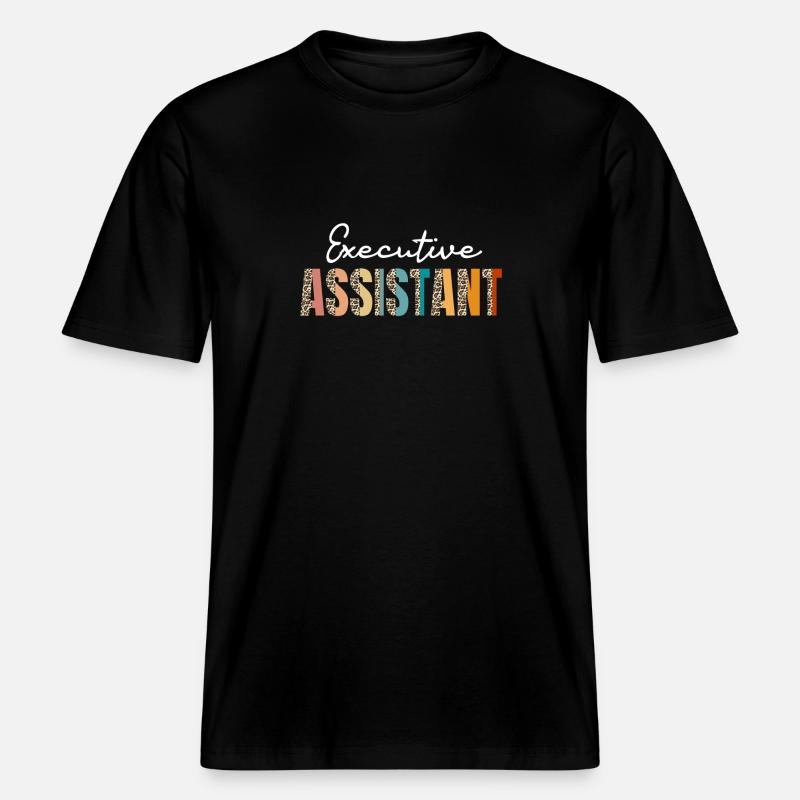Assistant du Conseil d’administration -  T-shirt unisexe RELAXED FIT en coton bio - noir