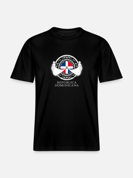 Manta rays Dominican Republic -  RELAXED FIT Unisex Organic T-Shirt - black