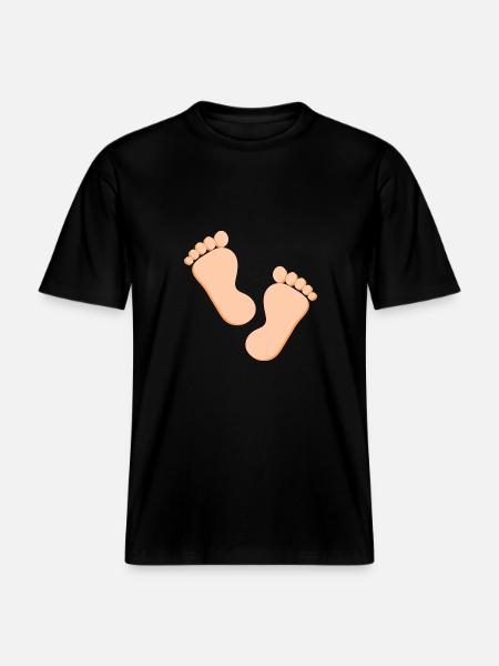 Fod Fødder Fodpleje Fodterapi -  Økologisk unisex T-shirt RELAXED FIT - sort