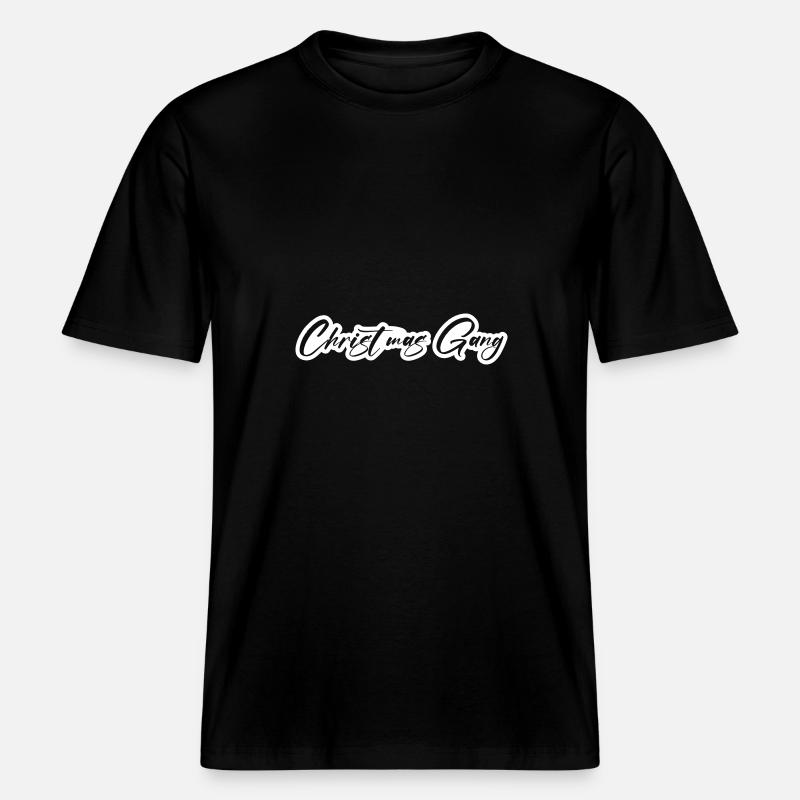 Équipe de Noël de Noël -  T-shirt unisexe RELAXED FIT en coton bio - noir