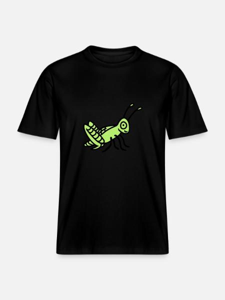 Grasshopper -  RELAXED FIT Unisex Organic T-Shirt - black