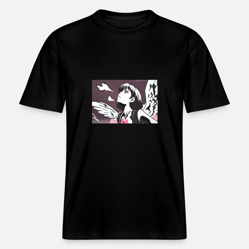 A Torn Heart -  RELAXED FIT Unisex Organic T-Shirt - black