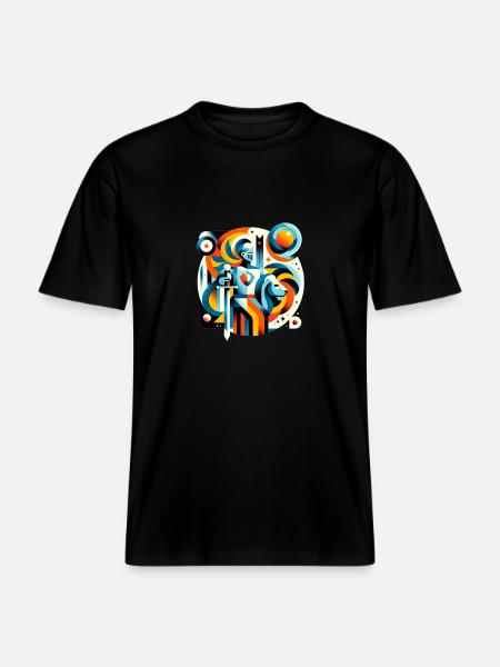 Gareth - RELAXED FIT Unisex Organic T-Shirt - black