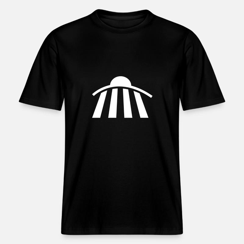 Ackerland -  RELAXED FIT Unisex Organic T-Shirt - Schwarz