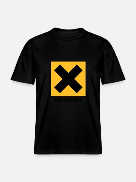 reizend -  RELAXED FIT Unisex Organic T-Shirt - Schwarz