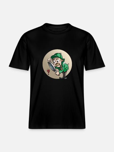 Detectiv -  RELAXED FIT Unisex Organic T-Shirt - Schwarz