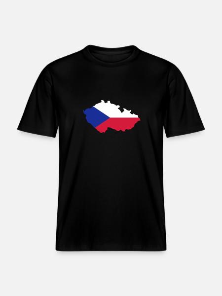 Tschechien - RELAXED FIT Unisex Organic T-Shirt - Schwarz