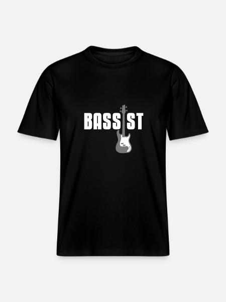 bassist -  RELAXED FIT Unisex Organic T-Shirt - Schwarz