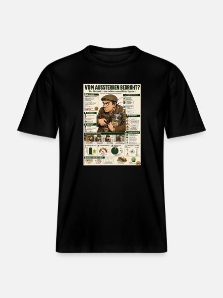 Der Geizhals – jeder Cent zählt - RELAXED FIT Unisex Organic T-Shirt - Schwarz
