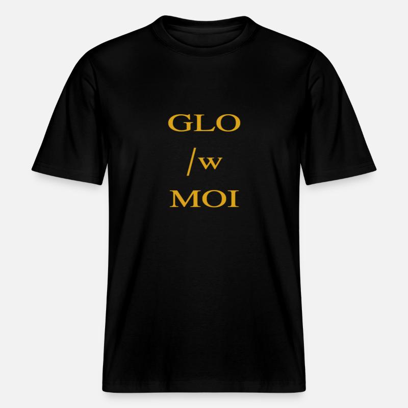 Schein mit mir - RELAXED FIT Unisex Organic T-Shirt - Schwarz
