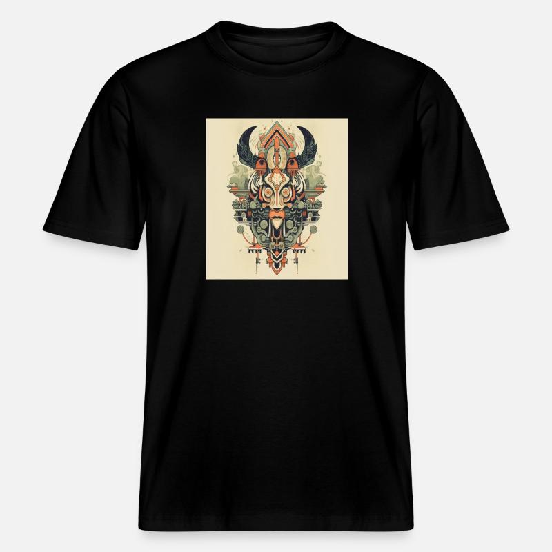 DER BUFFLE -  RELAXED FIT Unisex Organic T-Shirt - Schwarz