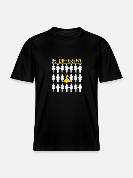 Be Different Flamenco - RELAXED FIT Unisex Organic T-Shirt - black