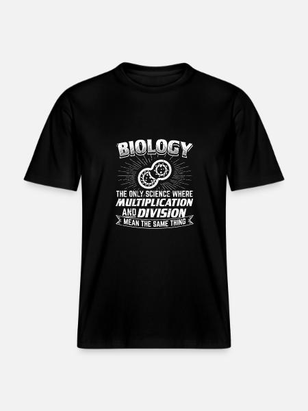 Funny Biologi shirt Biologi -  Økologisk unisex T-shirt RELAXED FIT - sort