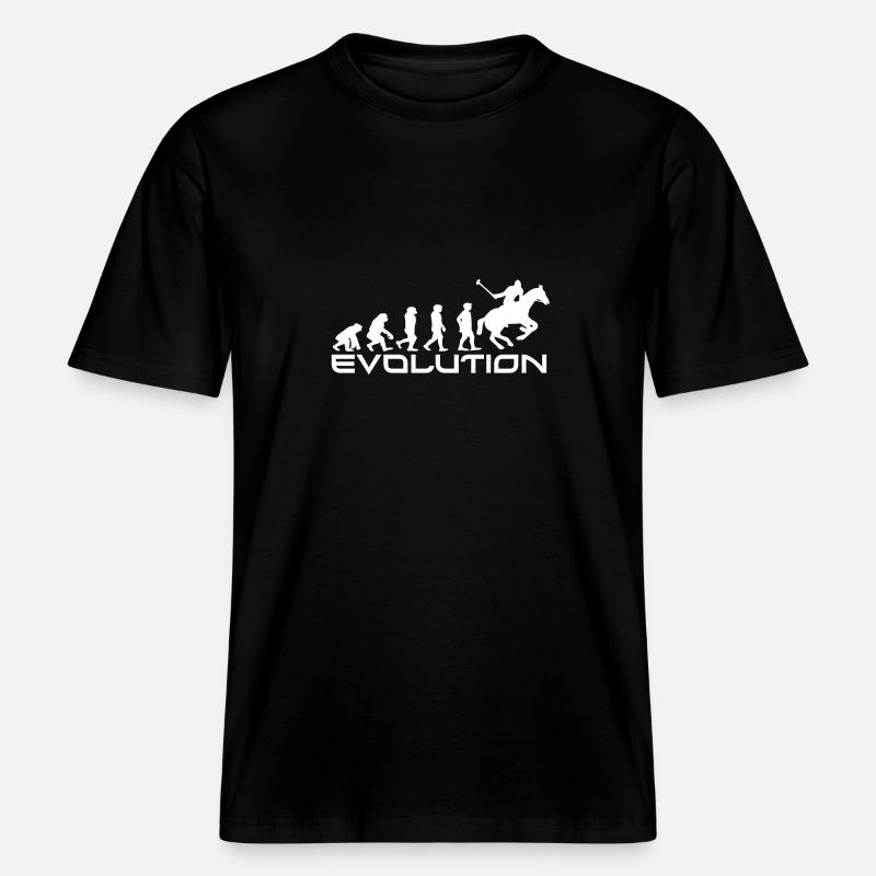 EVOLUTION POLO -  RELAXED FIT Unisex Organic T-Shirt - Schwarz