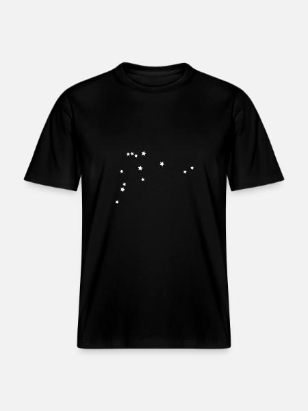 Sternbild Wassermann - RELAXED FIT Unisex Organic T-Shirt - Schwarz