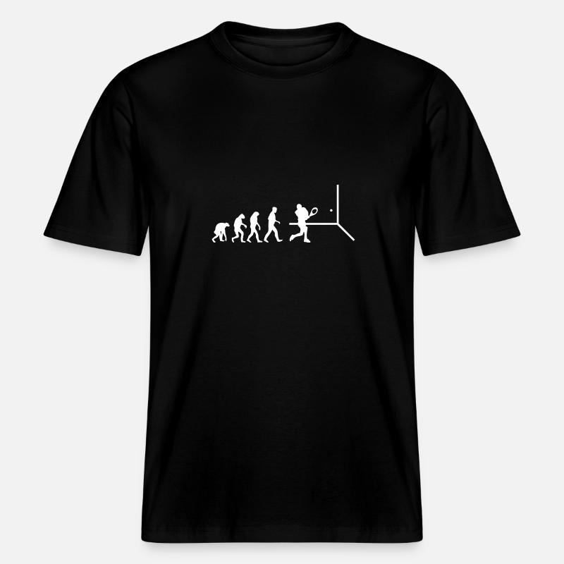 squash evolution -  RELAXED FIT Unisex Organic T-Shirt - black
