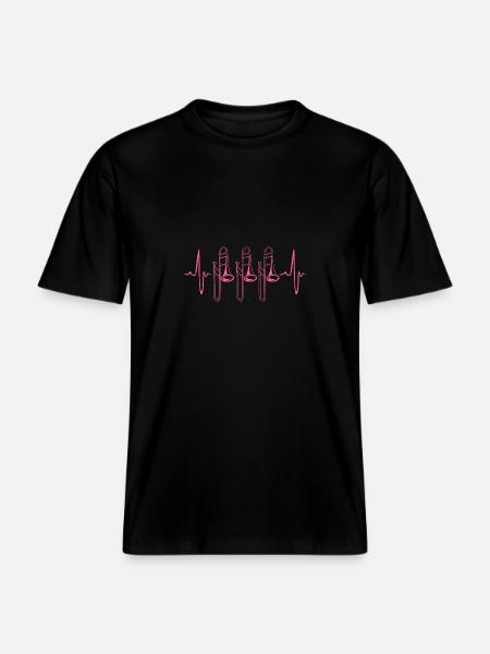 Trombone -  RELAXED FIT Unisex Organic T-Shirt - black