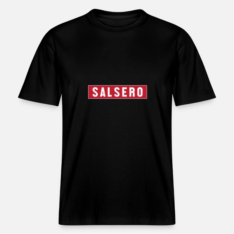 Salsa Dancer Dancer -  RELAXED FIT Unisex Organic T-Shirt - black