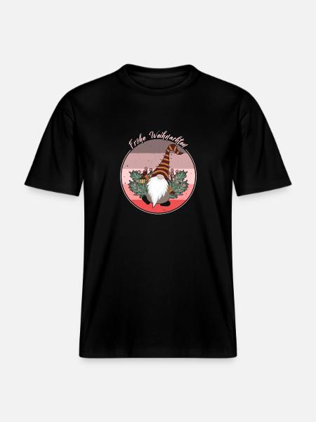 Magia de Papá Noel Secreto Feliz Navidad para el estado de ánimo -  Camiseta RELAXED FIT ecológica unisex - negro