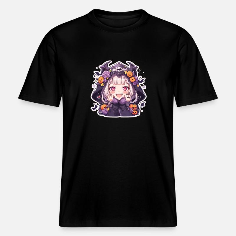 Vampire Vampire Femmes Vampires Helloween -  T-shirt unisexe RELAXED FIT en coton bio - noir