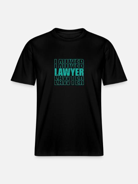 Lawyer Profession Jurist -  RELAXED FIT Unisex Organic T-Shirt - black