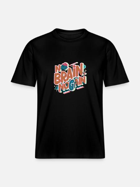 Nørd Nørder Nørd Ordsprog Nørd Gaver - Økologisk unisex T-shirt RELAXED FIT - sort
