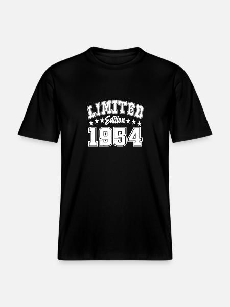 Édition limitée 1954 - T-shirt unisexe RELAXED FIT en coton bio - noir