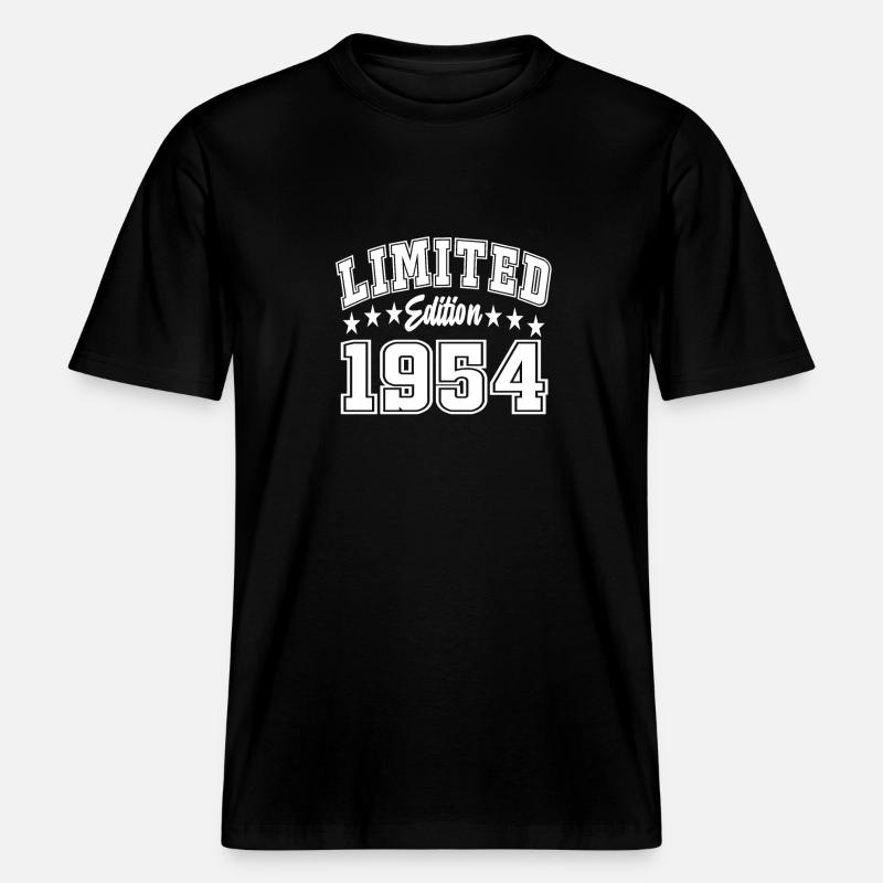 Édition limitée 1954 -  T-shirt unisexe RELAXED FIT en coton bio - noir