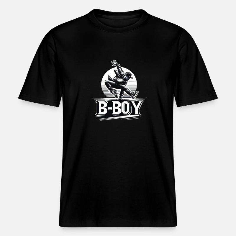 Breakdance Breakdancer Breakdance Kinder -  RELAXED FIT Unisex Organic T-Shirt - Schwarz