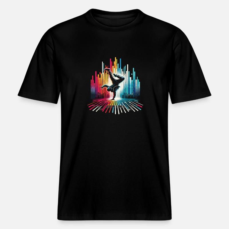 Breakdance Breakdancer Breakdance Kinder -  RELAXED FIT Unisex Organic T-Shirt - Schwarz