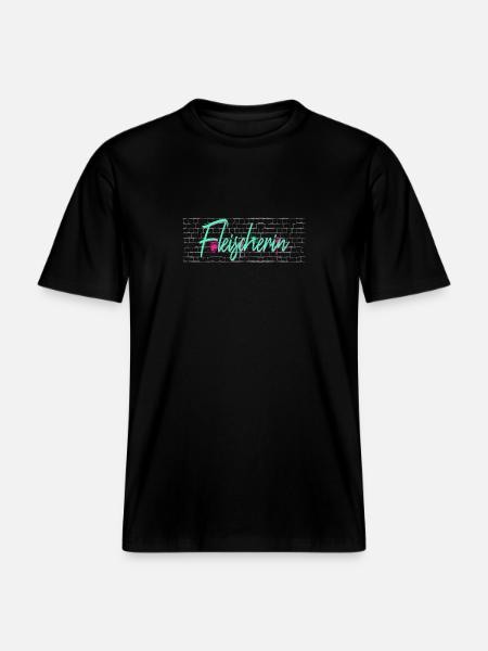Metzger Abschluss-Geschenk Fleischerin - RELAXED FIT Unisex Organic T-Shirt - Schwarz