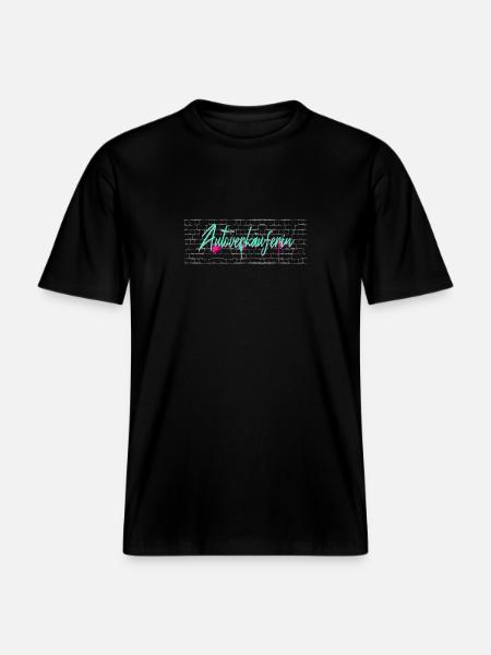 Autohändler Abschluss-Geschenk Autoverkäuferin -  RELAXED FIT Unisex Organic T-Shirt - Schwarz