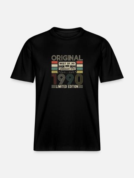 Legenden von 1990 -  RELAXED FIT Unisex Organic T-Shirt - Schwarz