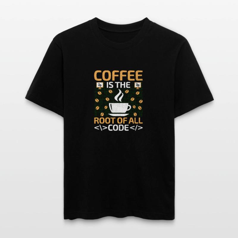 Kaffee-Codierung Programmierer Programmierer Entwickler Nerd Coff  RELAXED FIT Unisex Organic T-Shirt