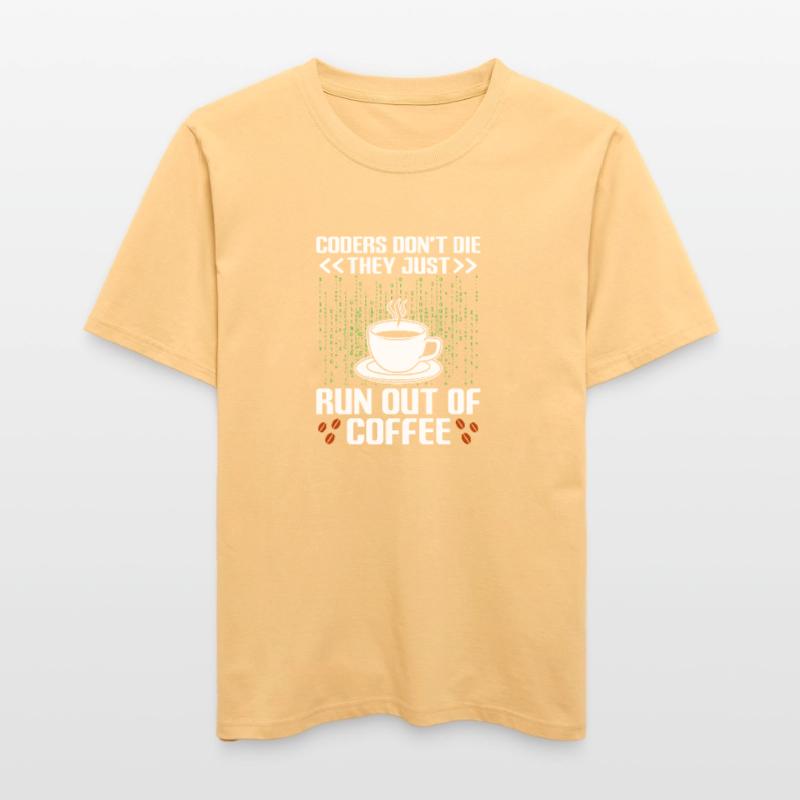 Kaffee-Codierung Programmierer Programmierer Entwickler Nerd Coff  RELAXED FIT Unisex Organic T-Shirt