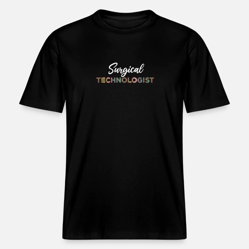 Chirurgisch-technischer Assistent Leoparden Design -  RELAXED FIT Unisex Organic T-Shirt - Schwarz