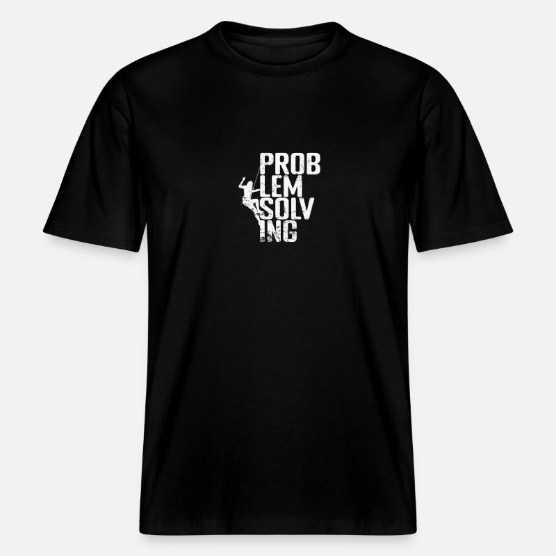 Résolution de problèmes Bloc -  T-shirt unisexe RELAXED FIT en coton bio - noir