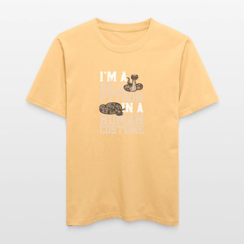 Ball Python Snake King Python  T-shirt unisexe RELAXED FIT en coton bio