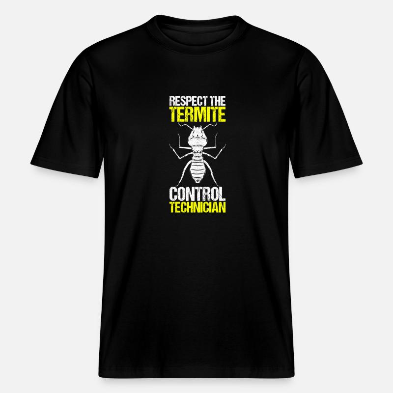 Schädlingsbekämpfung Kammerjäger -  RELAXED FIT Unisex Organic T-Shirt - Schwarz