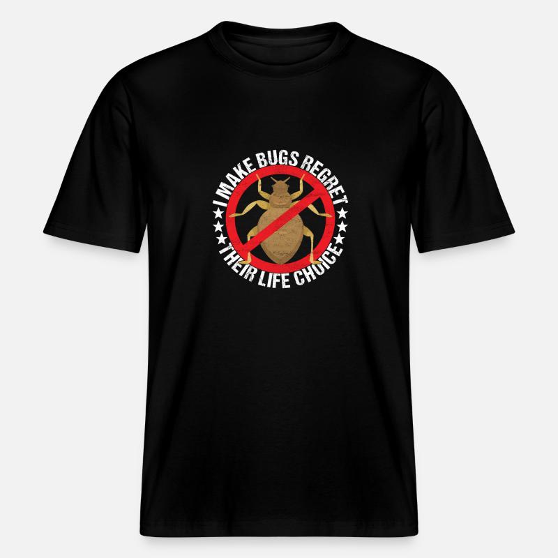 Schädlingsbekämpfung Kammerjäger -  RELAXED FIT Unisex Organic T-Shirt - Schwarz