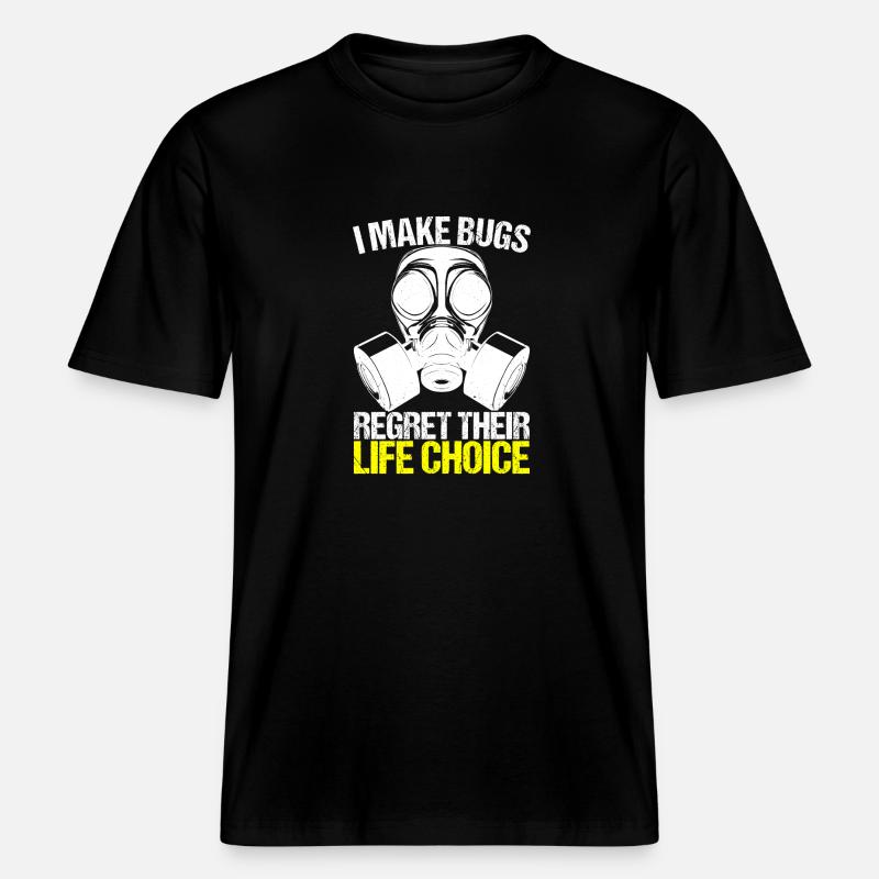 Schädlingsbekämpfung Kammerjäger -  RELAXED FIT Unisex Organic T-Shirt - Schwarz