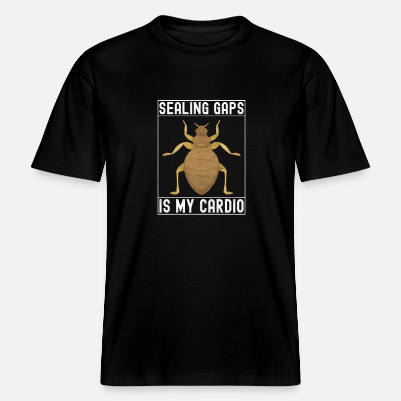 Schädlingsbekämpfung Kammerjäger -  RELAXED FIT Unisex Organic T-Shirt - Schwarz