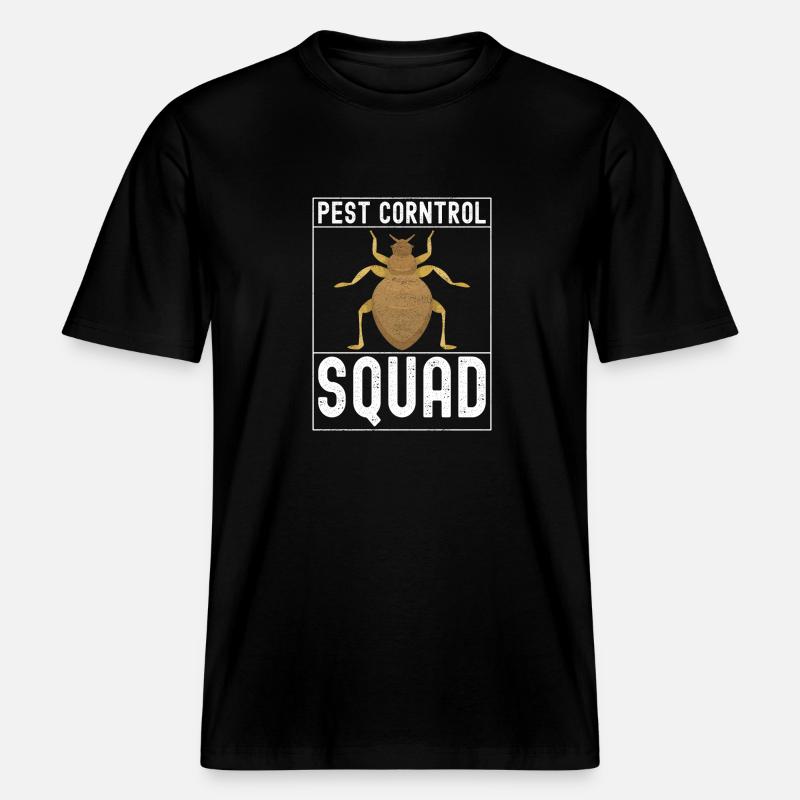 Schädlingsbekämpfung Kammerjäger -  RELAXED FIT Unisex Organic T-Shirt - Schwarz