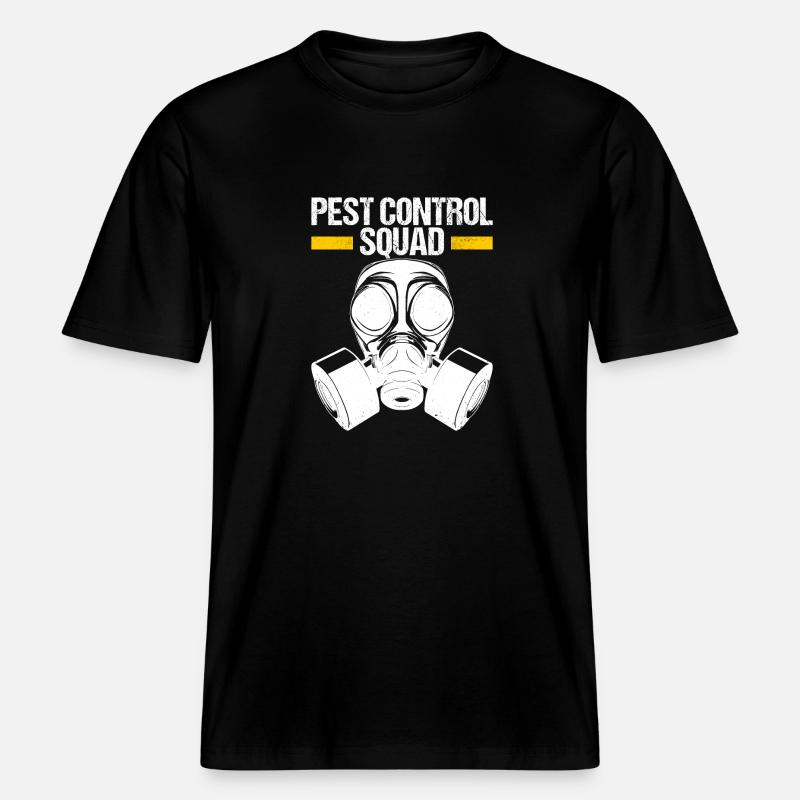 Schädlingsbekämpfung Kammerjäger -  RELAXED FIT Unisex Organic T-Shirt - Schwarz