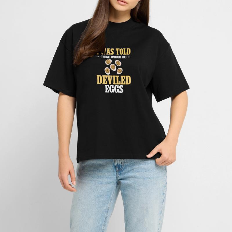 Stuffed Eggs Deviled Eggs  RELAXED FIT Unisex Organic T-Shirt